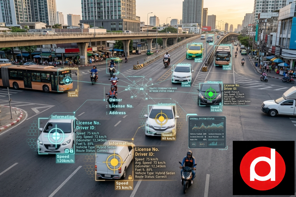 Hệ thống camera ai đường phố phân tích dữ liệu giao thông thông minh